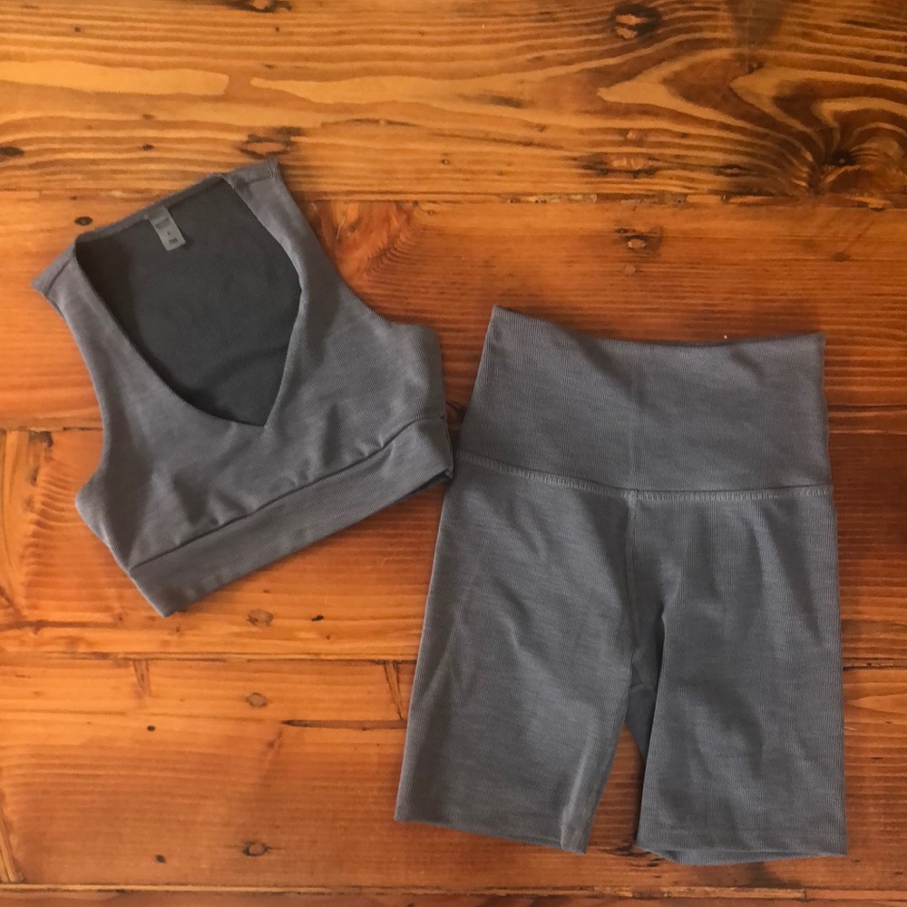 Beyond Yoga ribbed set